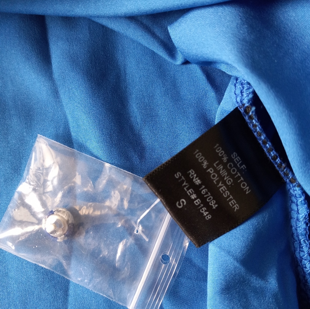 Tuckernuck Pomander Place Blue Eyelet Sleeveless Noelle Maxi Dress S - Picture 10 of 16